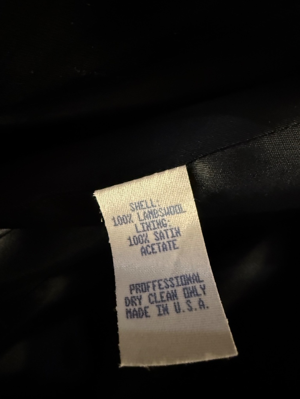 Vintage Marvin Richard’s black penny lane coat  with  Mongolian lamb! Nwts - Picture 10 of 10